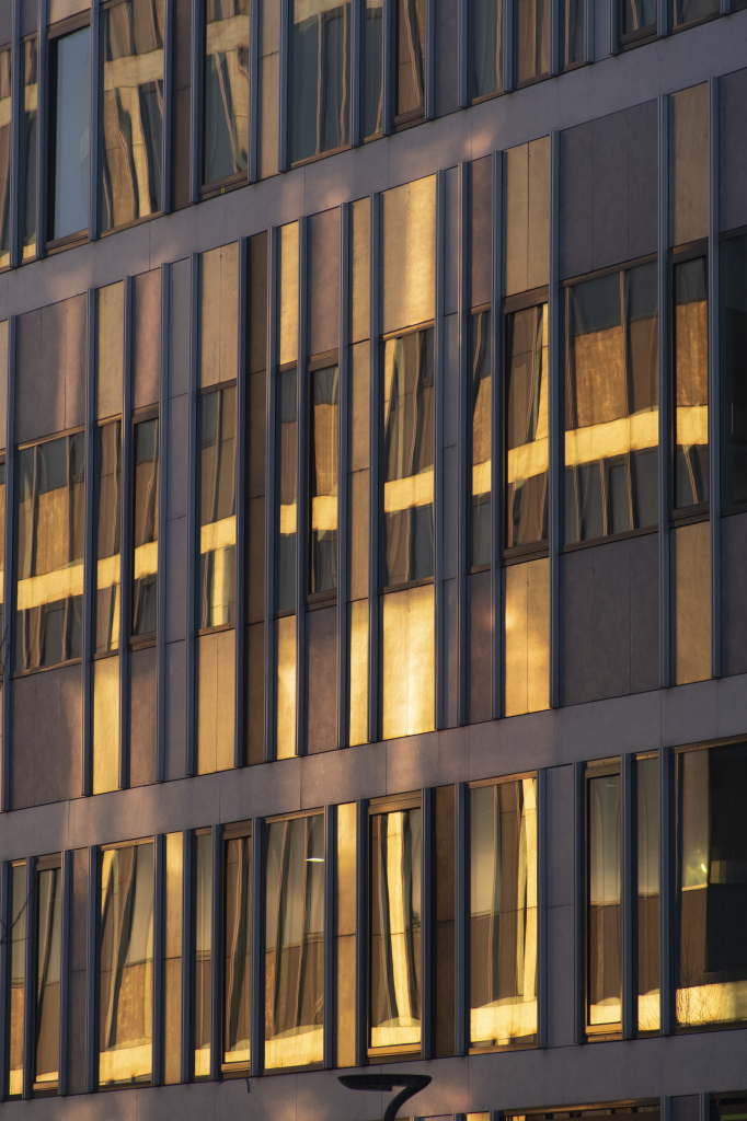 City Geometry in Evening Light